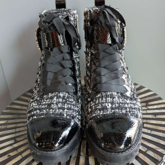 Michael Kors Frieda Tweed Boots - Picture 4 of 6